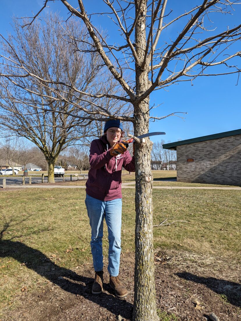 City of Goshen AmeriCorps colleague Lee Strader-Bergey.