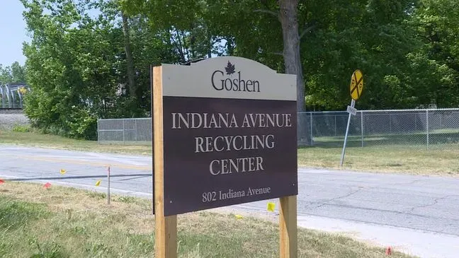 Indiana Avenue Recycling Center closed for road work