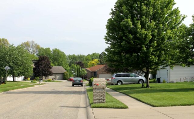 College Farm Neighborhood - summer scene