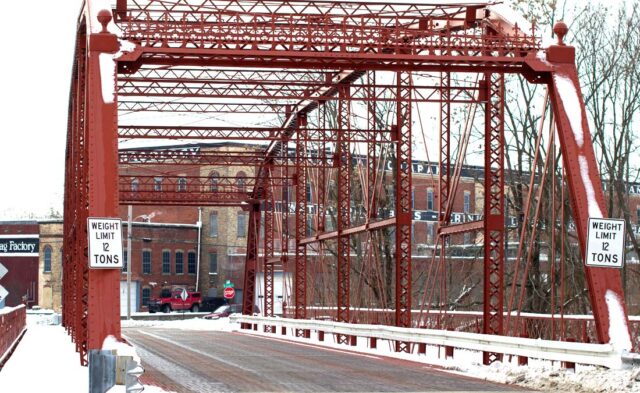Historic Dickerson Landing Neighborhood - the historic Ft. Wayne Street Bridge