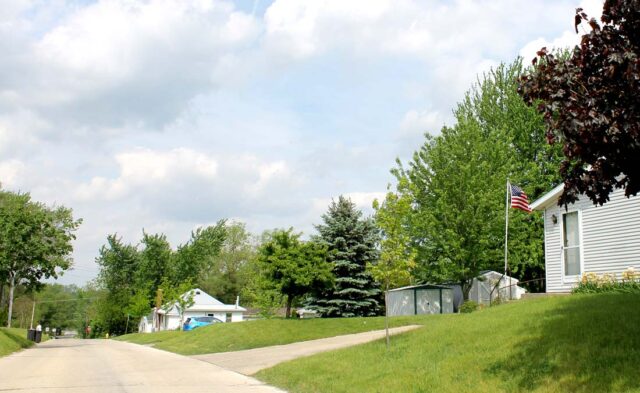 East Goshen Neighborhood - summer scene East Goshen Neighborhood - summer scene