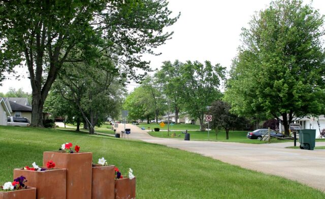 Maplecrest Neighborhood - summer scene Maplecrest Neighborhood - summer scene
