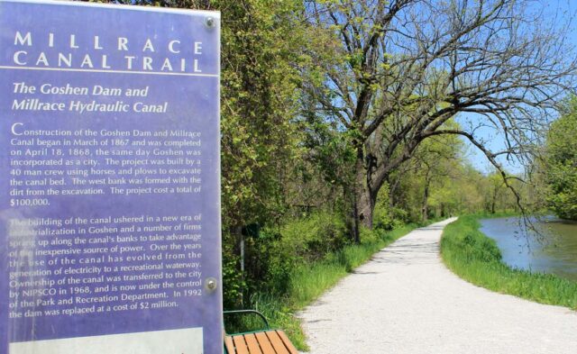 Historic Racemere Peninsula Neighborhood - the Millrace Canal Trail