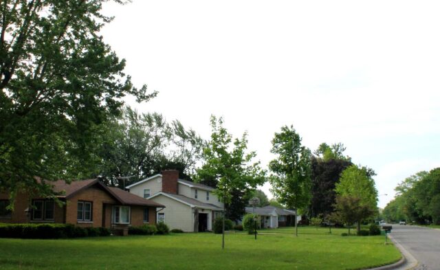 Rieth Park Neighborhood - summer scene