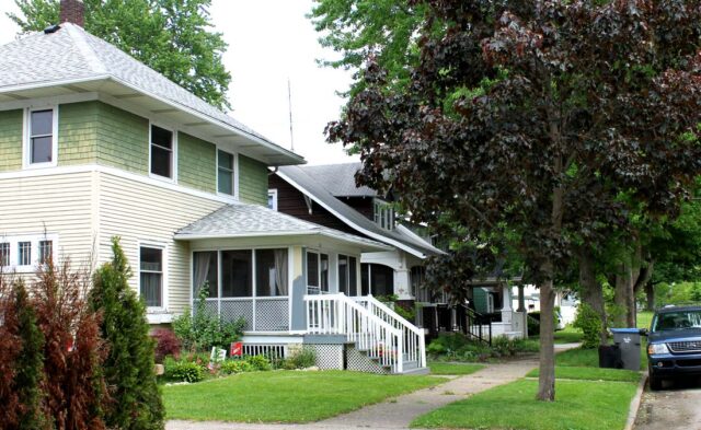 Shanklin Millrace Neighborhood - summer scene