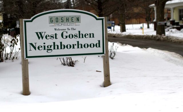 West Goshen Neighborhood - neighborhood marker