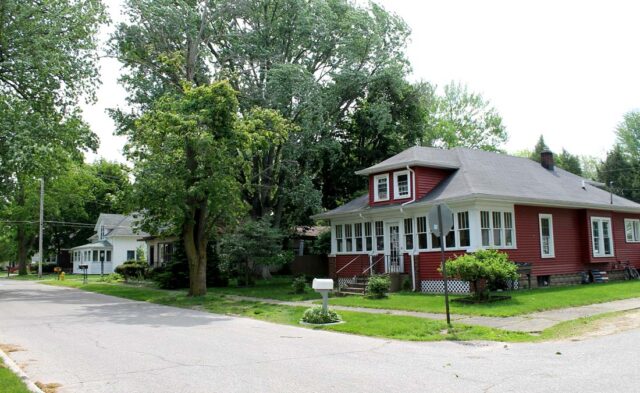 West Goshen Neighborhood - summer scene