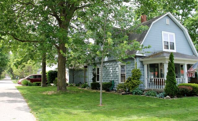 West Goshen Neighborhood - summer scene